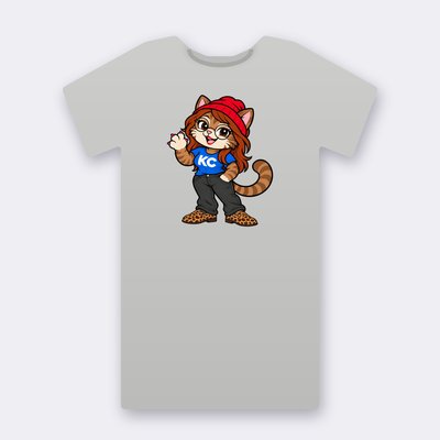 PoshX from the Klitty Crew – heather grey Klitty Crew T-shirt