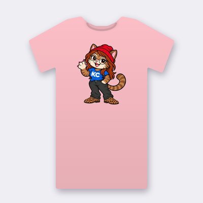 PoshX from the Klitty Crew – pink Klitty Crew T-shirt