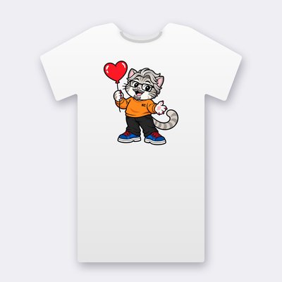 VenRod from the Klitty Crew – white Klitty Crew T-shirt