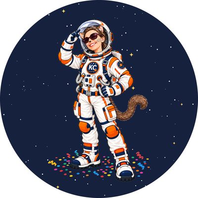 DeeNice the astronaut sticker