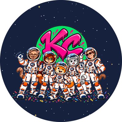 KC Space Crew sticker
