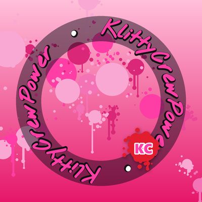 Adesivo gradiente magenta chiaro KlittyCrewPower