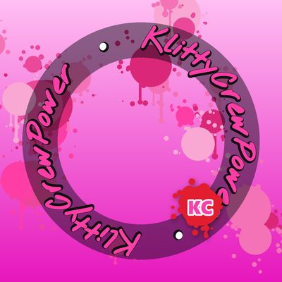 KlittyCrewPower-gradientklistermärke ljuslila