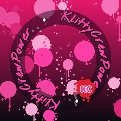 Adesivo gradiente da magenta a nero KlittyCrewPower