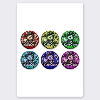 KlittyCrew «Punk» graffiti cat sticker set