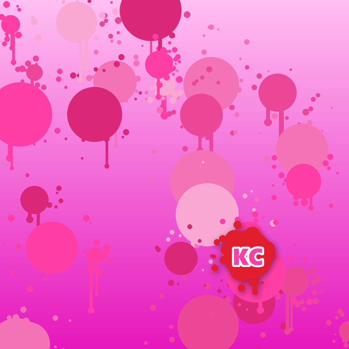 Light Purple paint splatter sticker – round street art sticker