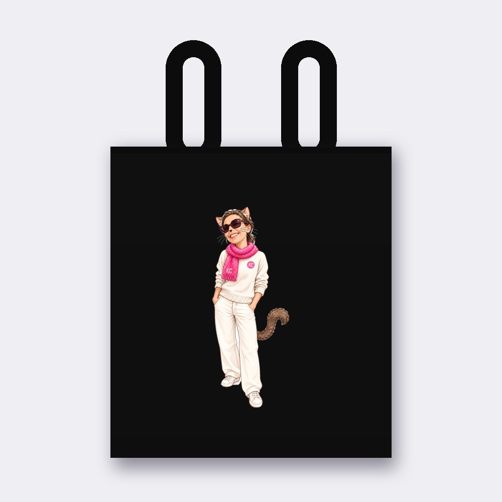 DeeNice from the Klitty Crew tote bag – black