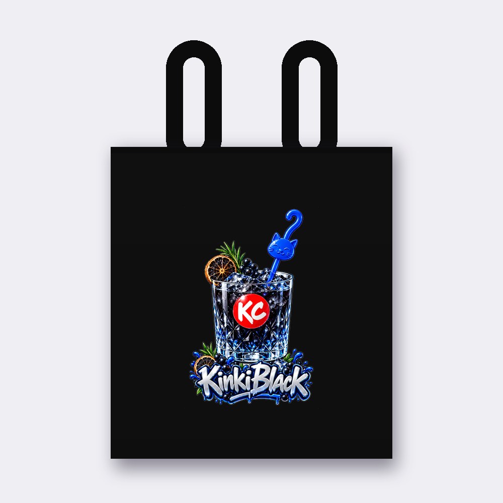 KC Drink KinkiBlack tote bag – black