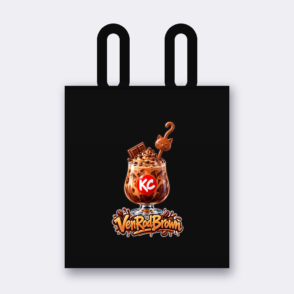 KC Drink VenRodBrown tote bag – black
