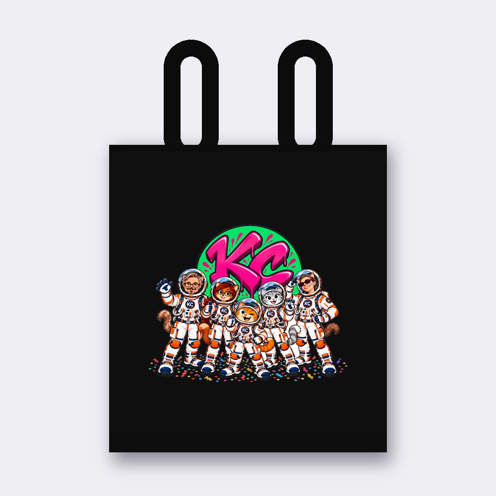 KC Space Crew tote bag – black