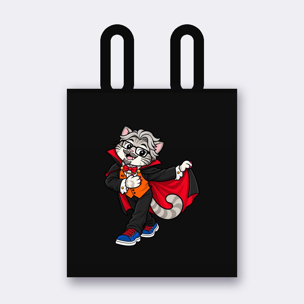 VenRod the vampire tote bag – black