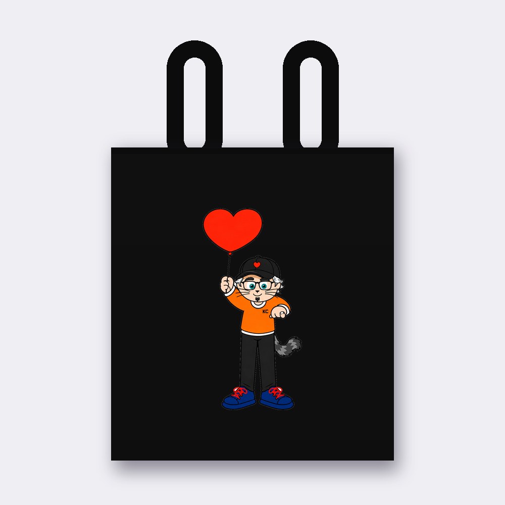 VenRod from the Klitty Crew tote bag – black