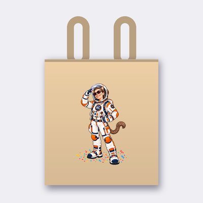DeeNice the astronaut tote bag