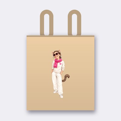 DeeNice from the Klitty Crew tote bag