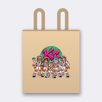 KC Space Crew tote bag
