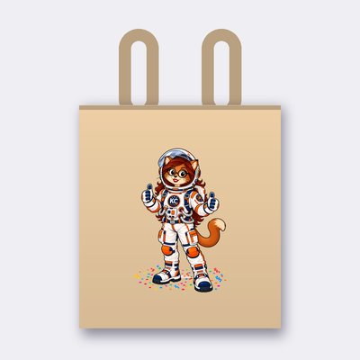 PoshX the astronaut tote bag