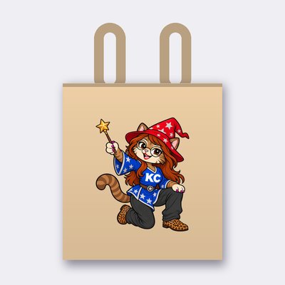 PoshX the wizard tote bag