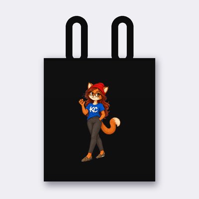 Tote bag PoshX du Klitty Crew – Noir